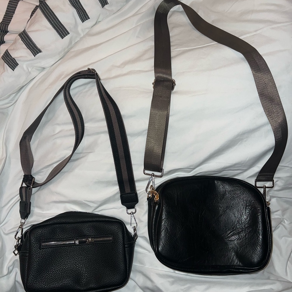 Black Crossbody Bags with Adjustable Straps